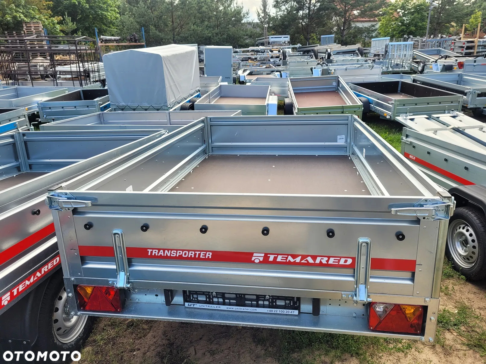 TEMARED TRANSPORTER 2515/2C DMC 2000KG burty dmontowalne przyczepa platforma uniwersalna - 8