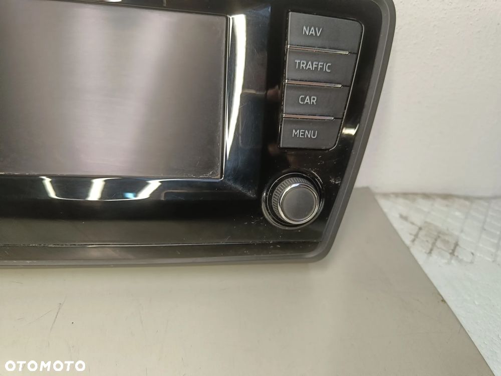 Radio Nawigacja Skoda Octavia 3 III Wyświetlacz Czytnik Multimedia Napęd 5E0035874A 5E0919605D - 5