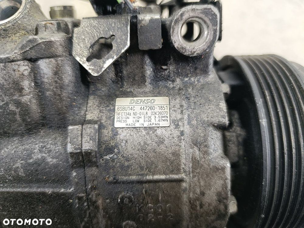 POMPA, SPRĘŻARKA KLIMATYZACJI BMW 1 E87 447260-1851 6987862 DENSO 2.0 D - 4