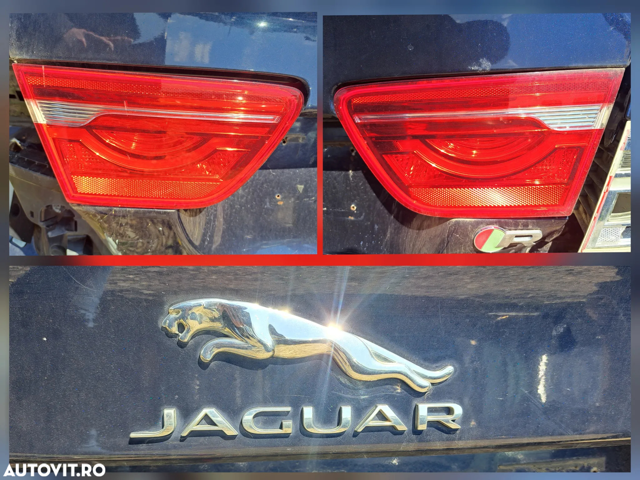 Stop stanga dreapta haion Luneta Ceasuri bord diesel Oglinda dreapta cu electrocrom Ansamblu stergatoare Capsa airbag balama capota Cui tractare Jaguar XE XF 2016-2024 - 2