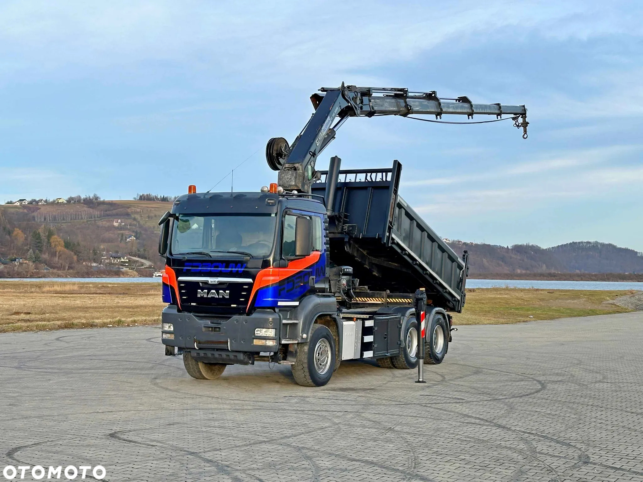MAN TGS 33.480 * WYWROTKA 4,20 m * HIAB 288 EP - 4 HIDUO + PILOT / 6x4 - 2