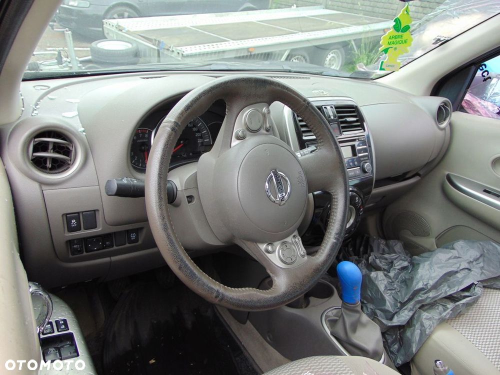 PODUSZKI KOMPLET KIEROWCY PASAZERA ZASLEPKA PASY NISSAN MICRA K13 DESKA - 1
