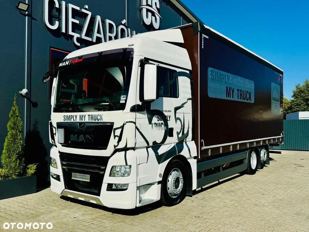MAN TGX 26.420 E6 / plandeka / firanka / JAK NOWY ! / Świeżo z NIEMIEC !!!! - 2