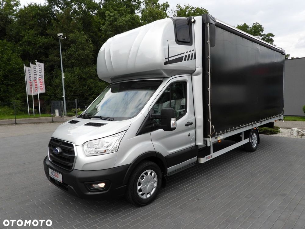 Ford TRANSIT PLANDEKA 10 PALET WEBASTO TEMPOMAT LEDY PNEUMATYKA KLIMATYZACJA  160KM - 7