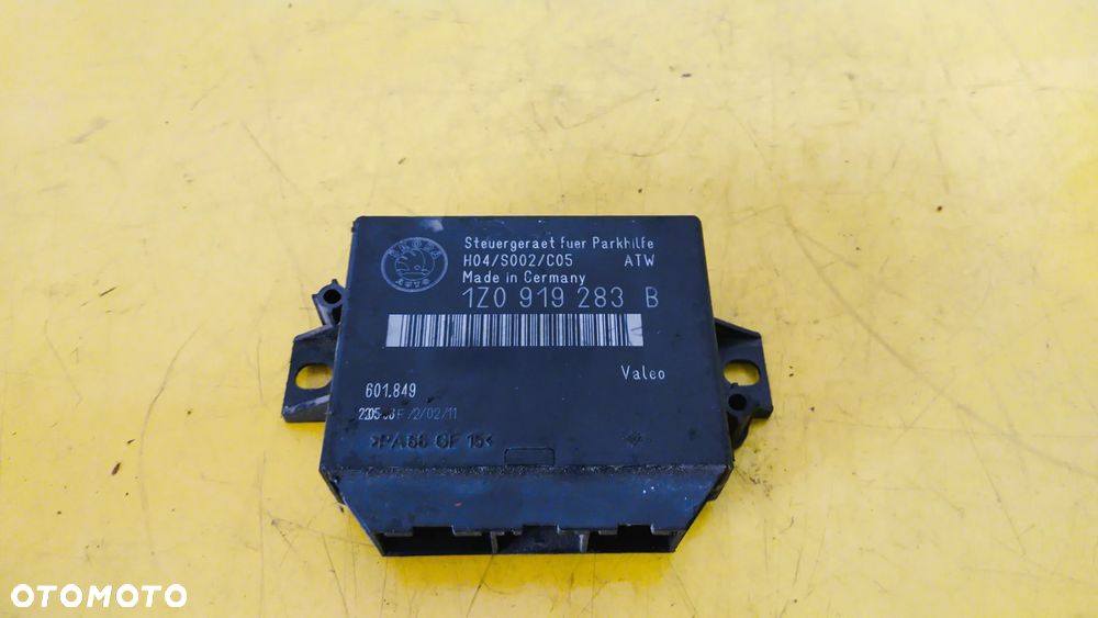 MODUŁ STEROWNIK PARKOWANIA PDC SKODA OCTAVIA II 1Z0919283B - 1