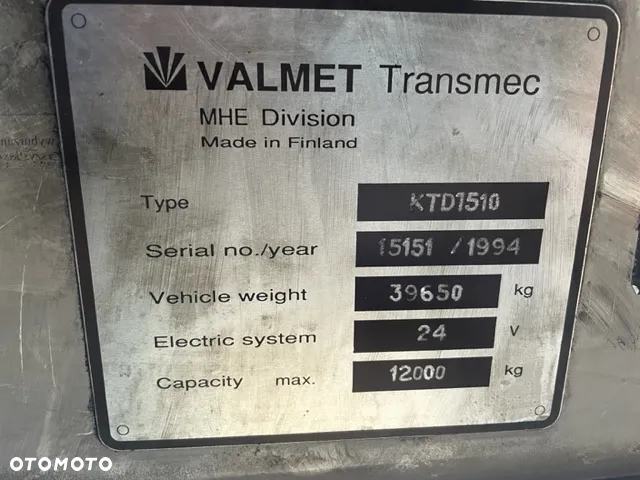 Inny Ładowarka do drewna Valmet Model KTD 1510 - 5