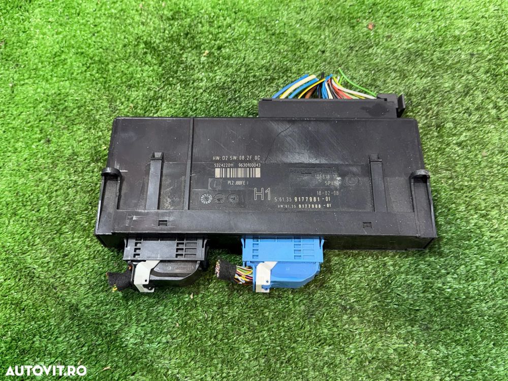 BCM MODUL CALCULATOR CONFORT BMW 318I SERIA 3 E90 LCI 2.0 BENZINA 2008 COD OEM 9177981 917798101 9177980 917798001 2005-2013 - 4