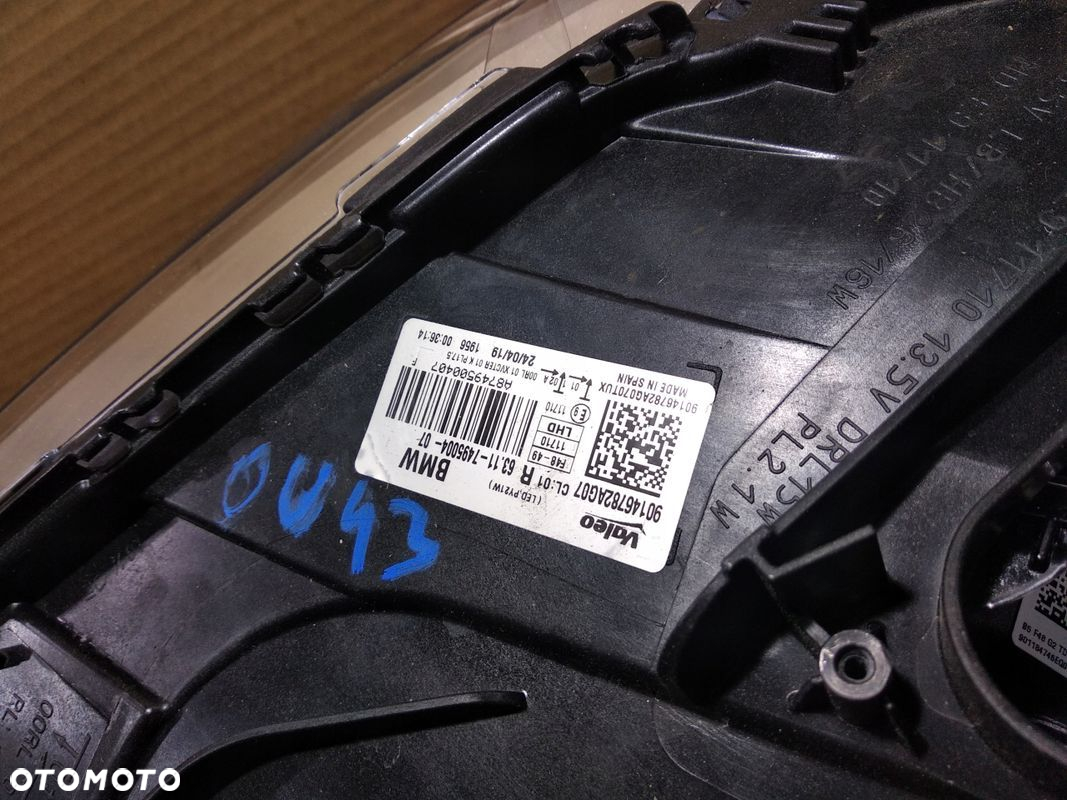 BMW X1 F48 LED lampa prawa przednia przód - 4