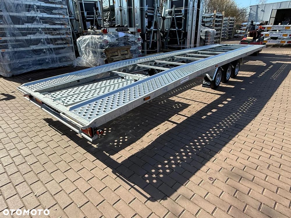 Gala BBG Laweta Gala raz łamana 8,5x2,05m 3 osie DMC 3500kg koła 195r13c super lekka 850 kg dostawa MOTOMUS - 4