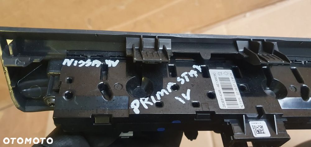 Panel sterowania przełącznik awaryjnych Nissan Primastar Trafic IV 283E81404R - 9
