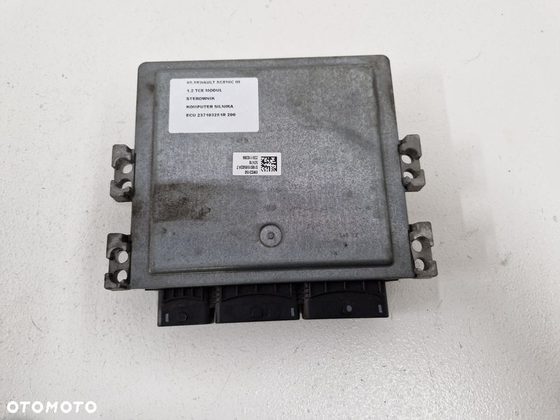 renault scenic iii 1.2 tce moduł sterownik komputer silnika ecu 237103251r - 4