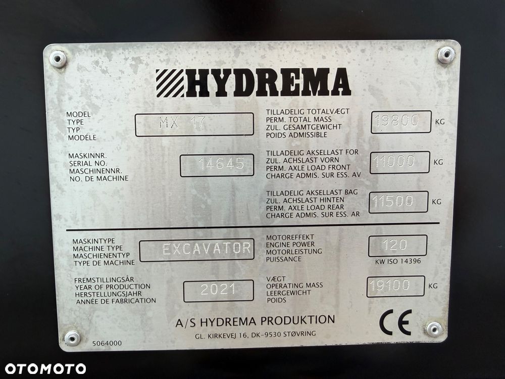 Hydrema MX17 - 25