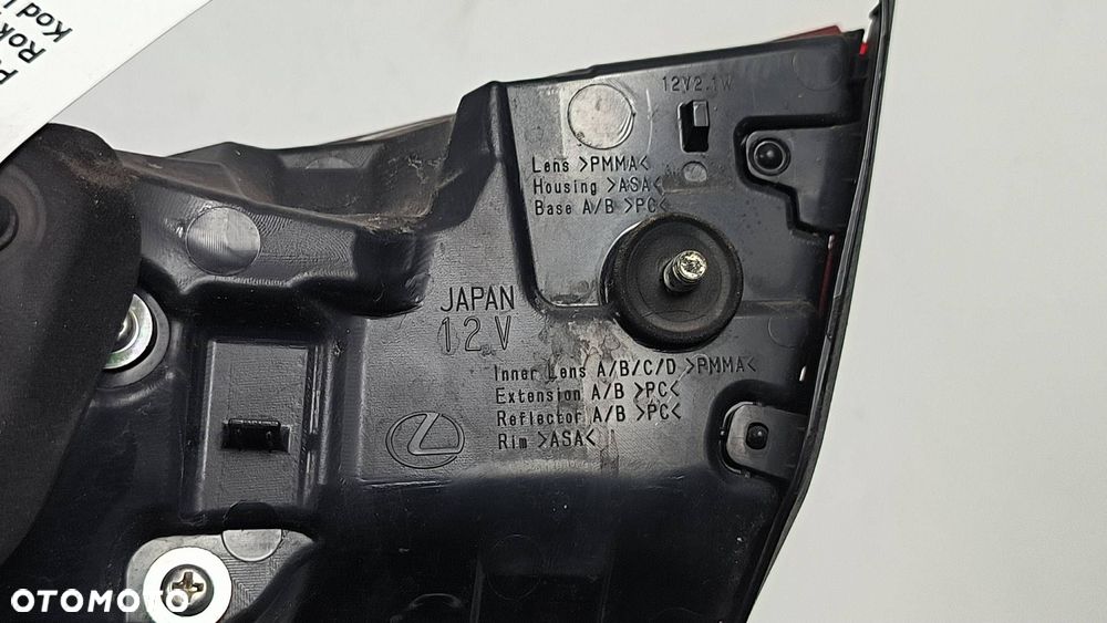 LAMPA LEWA TYŁ LEXUS ES300H - 3