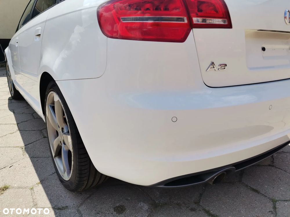 Błotnik Tył Lewy AUDI A3 8P 5d Lift Sportsback LY9C 03-12 Oryginał - 2