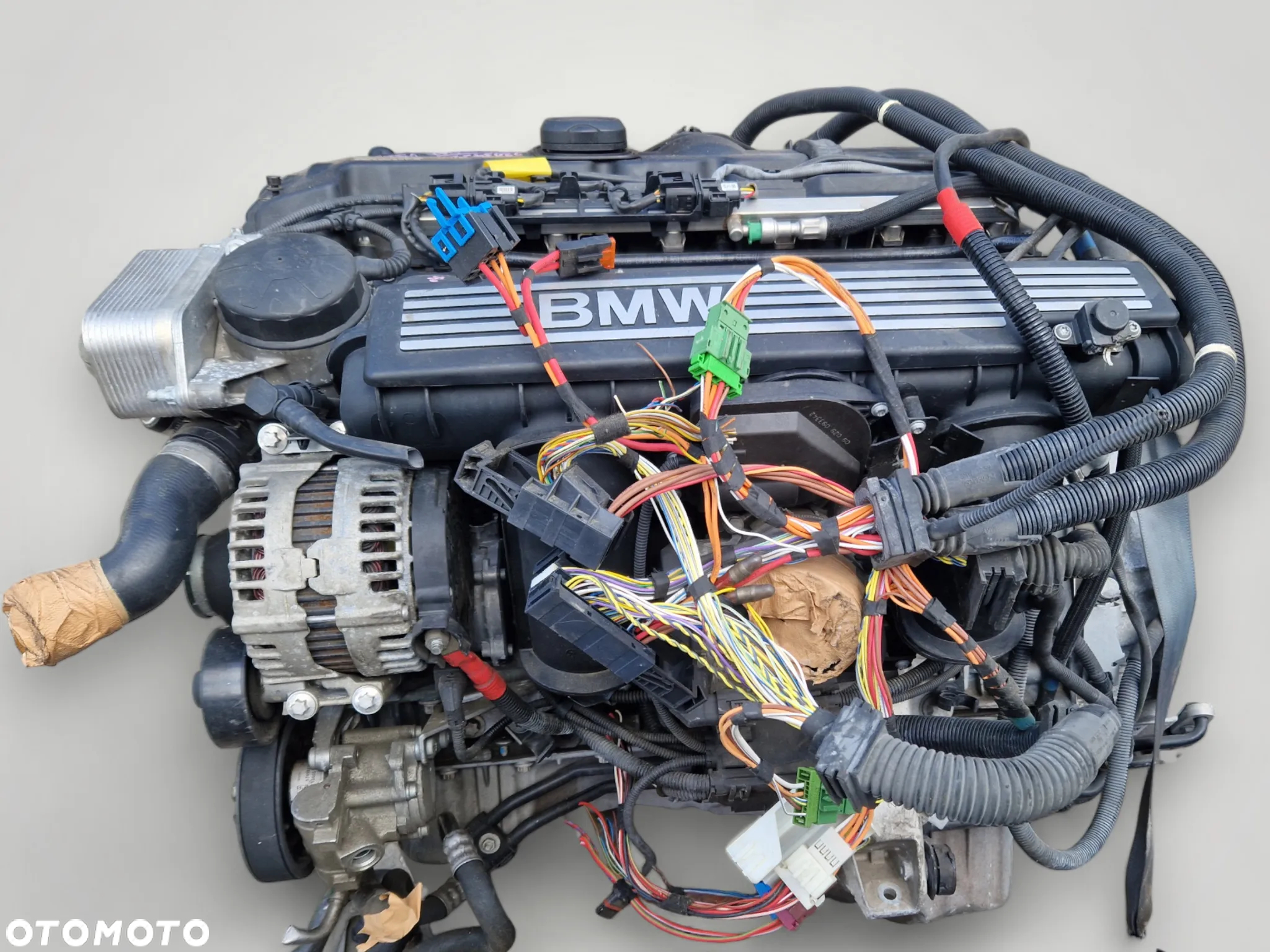 BMW E90 E91 E92 E93 E60 E61 LIFT LCI 2006-2010 325i 525i 2.5i N52 N52 B25A SILNIK GOŁOWICA BLOK  # KOLEKTOR ZAWÓR DISA ALTERNATOR POMPA  WSPOMAGANIA WTRYSKI PRZEPUSTNICA SONDA LAMBDA - 4