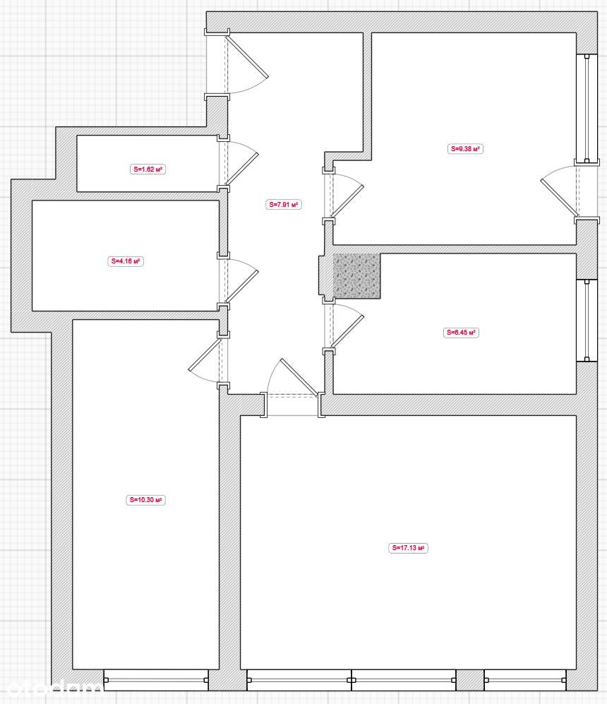 3-pokojowe mieszkanie 58 m² Kleeberga 9, balkon, piwnica, piękny widok