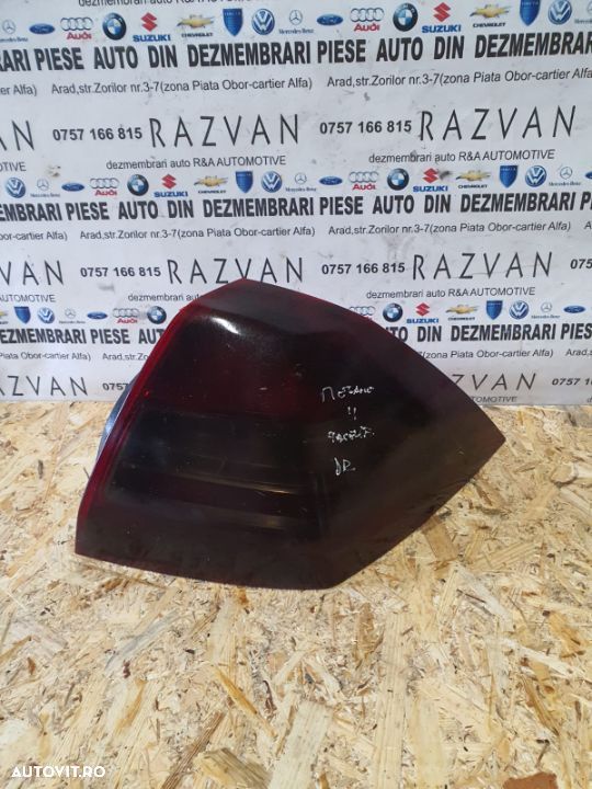 Lampa Stop Tripla Dreapta Renault Megane 2 Facelift Berlina Fumuriu - 1
