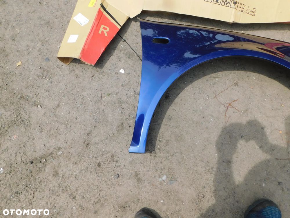vw volkswagen golf IV błotnik  prawy nowy kolor LB5N WYSYŁKA - 2