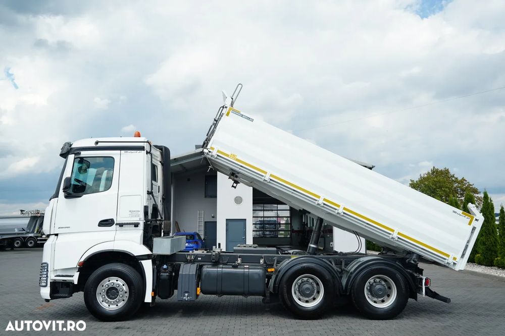 Mercedes-Benz AROCS 2658 / BASCULATOR 3 LATE / SARCINĂ UTILĂ 14 TONE / JANTE DIN ALIAJ / EURO 6 / - 3