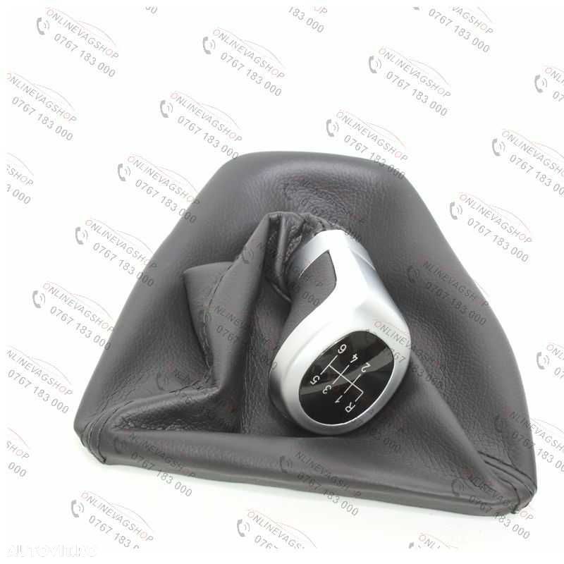 Manson + nuca schimbator piele 6 viteze Bmw seria 3  E90, E91, E92,E93