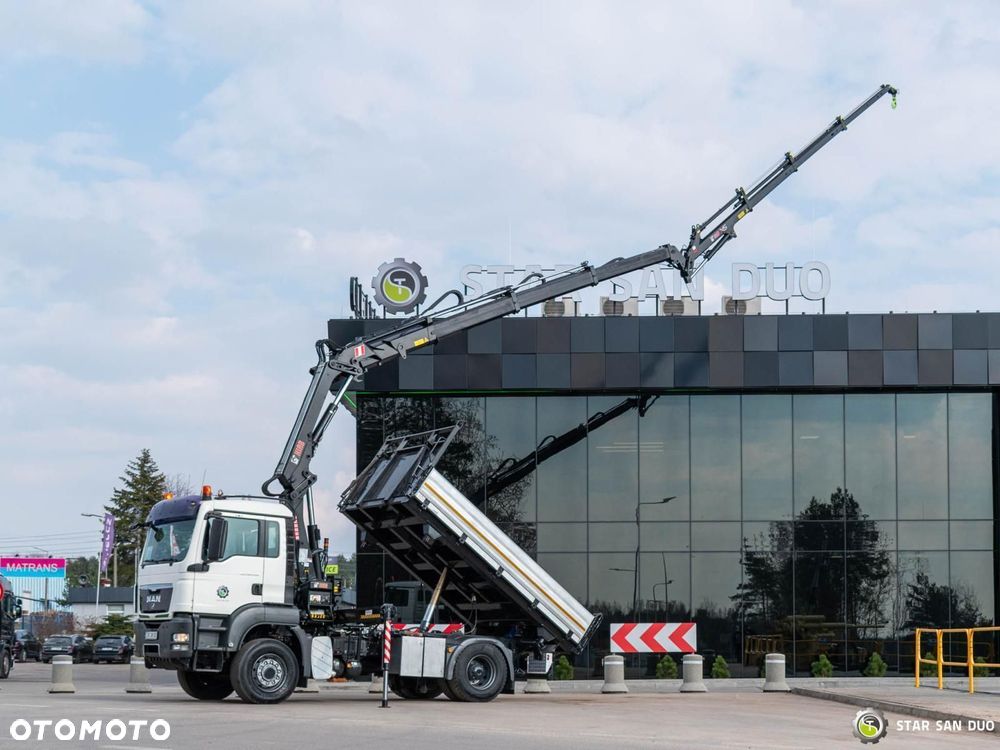 MAN TGS 18.400 4x4 HIAB 144 E-5 Hipro HDS  Żuraw Fly Jib Wywrotka - 2