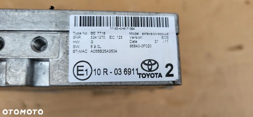 STEROWNIK MODUL NAWIGACJI TOYOTA 86840-0F020 - 3