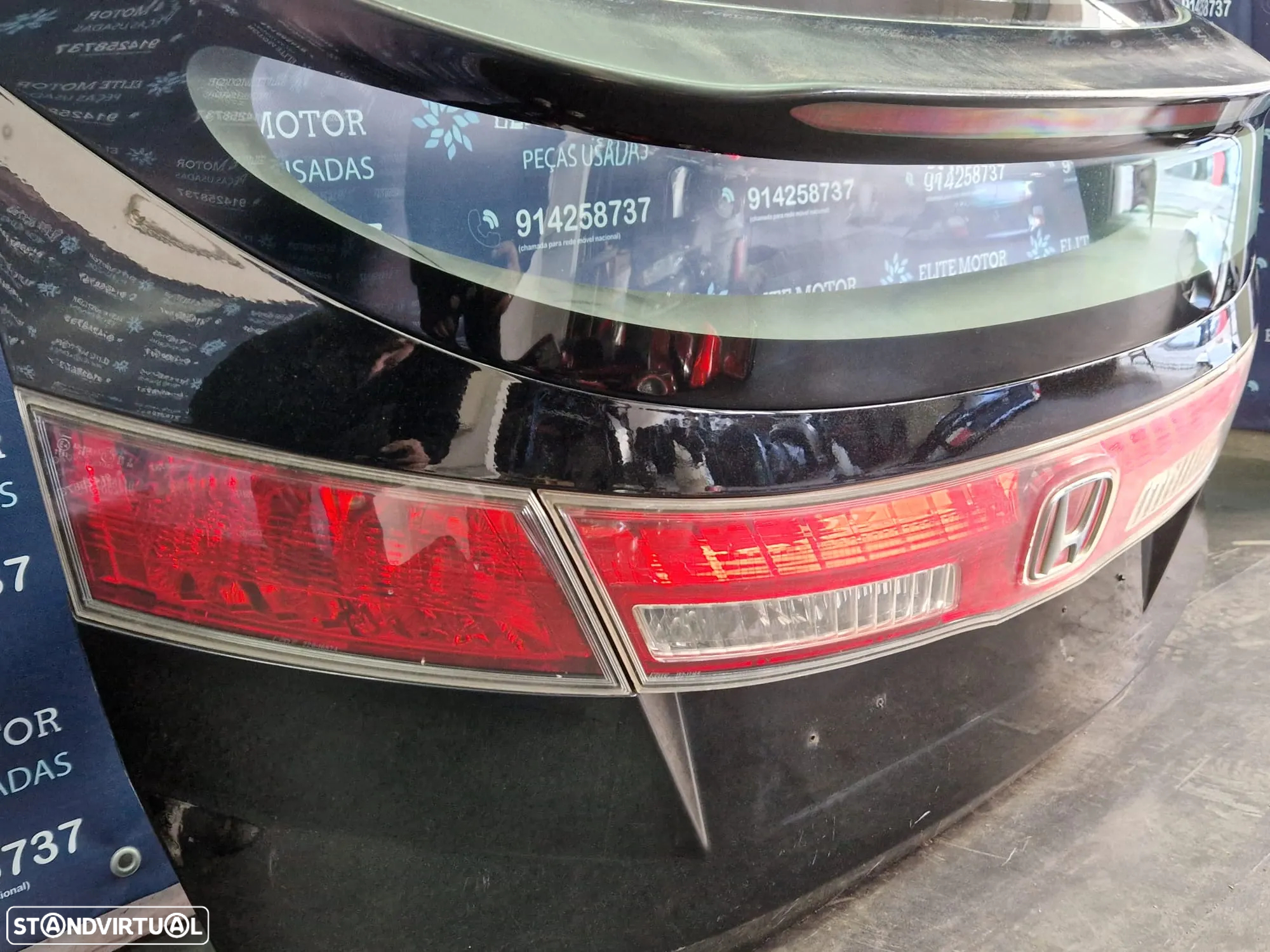 Tampa de mala usada HONDA CIVIC VIII 8 2.2 CTDI FN FK FAROLINS ENVIO GRATUITO - 5