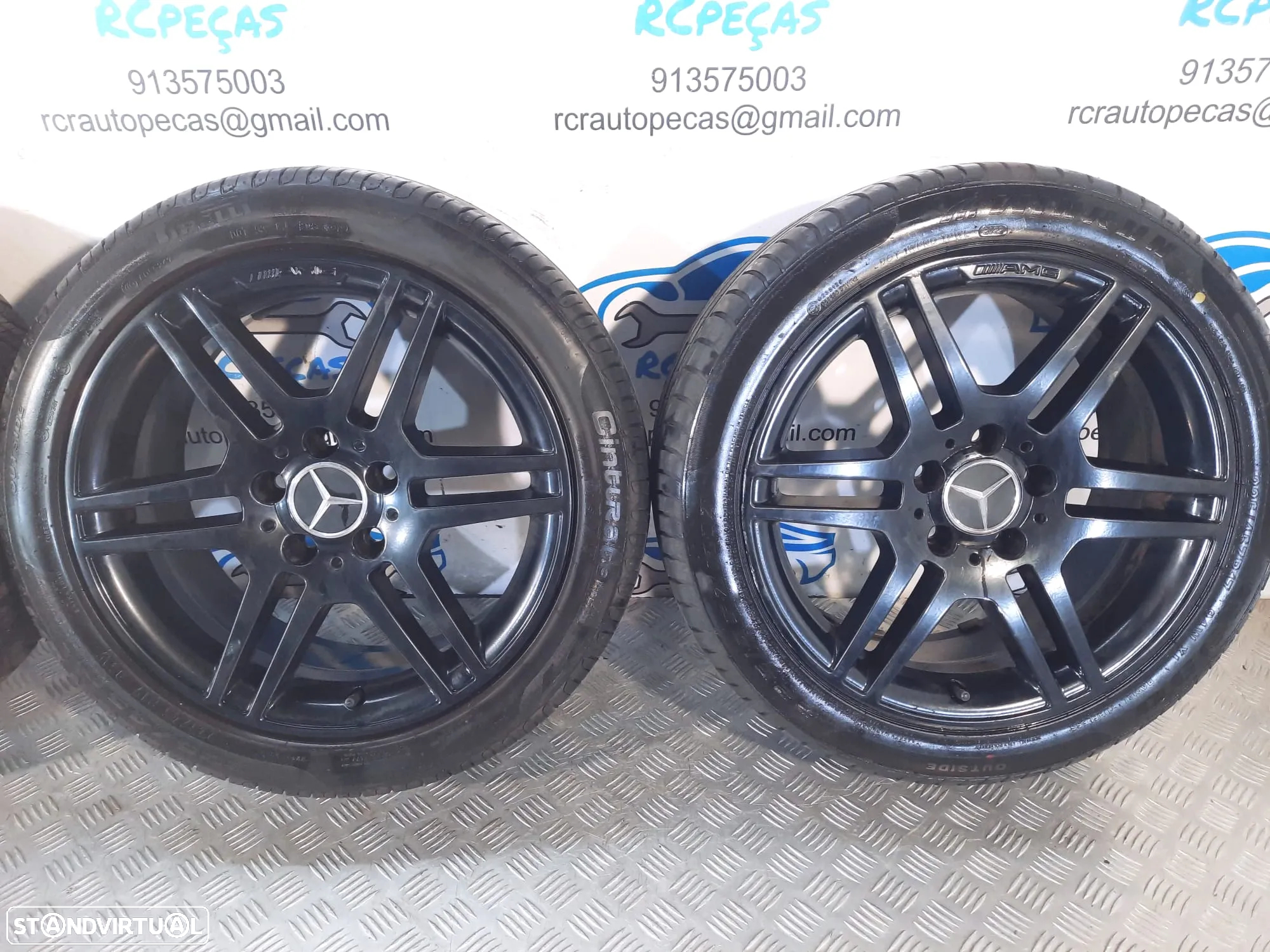 Jantes 17 AMG Originais Mercedes Benz CLASS C W204 8.5J ET53 5x112 - 4