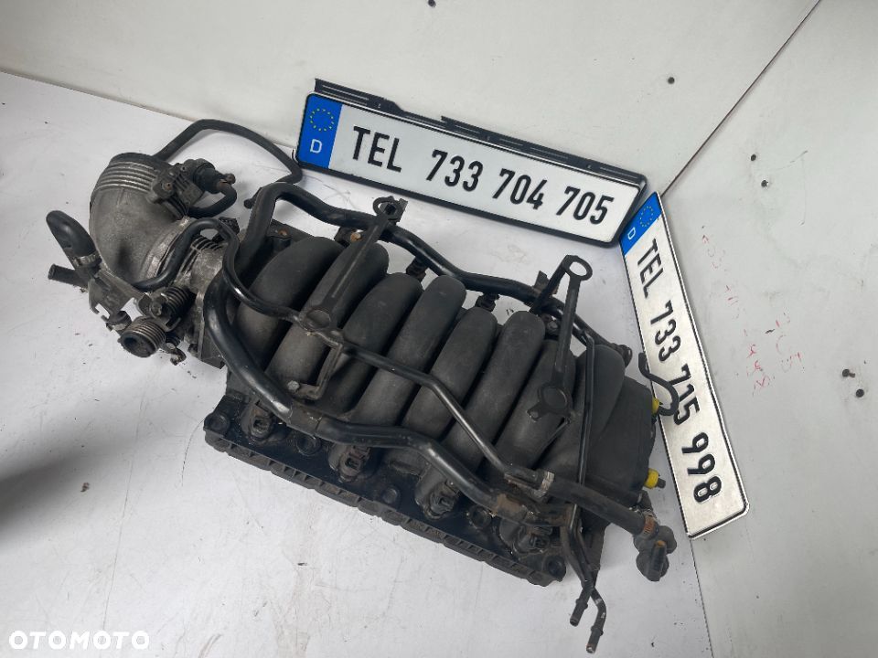 Kolektor ssący komplet przepustnica wtryskiwacze listwa Bmw M60 M62 V8 - 6