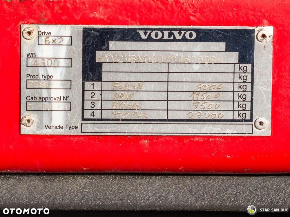 Volvo FE 320 6x2 PALFINGER PK 16502 HDS Żuraw Crane - 24