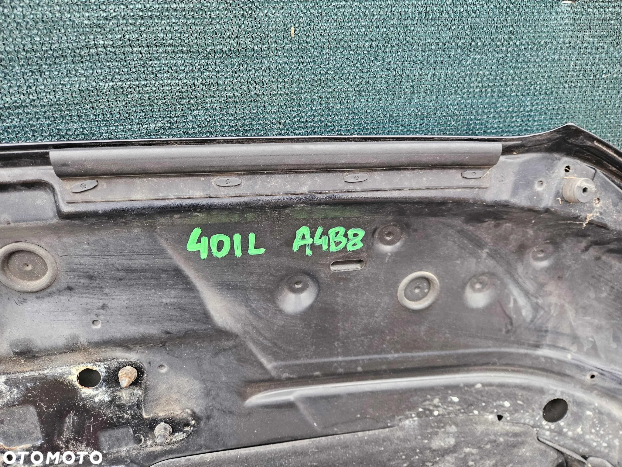 Maska Pokrywa Silnika Przód Przednia Czarna Audi A4 B8 09r Oryginalny Lakier - 33
