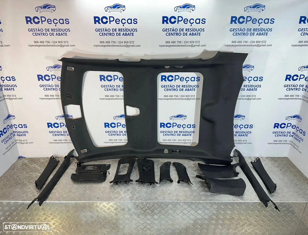 .Conjunto Interior Tecto Cúpula Preto Original PSA Citroen DS DS5 Chic 2011 - 2018 - 3