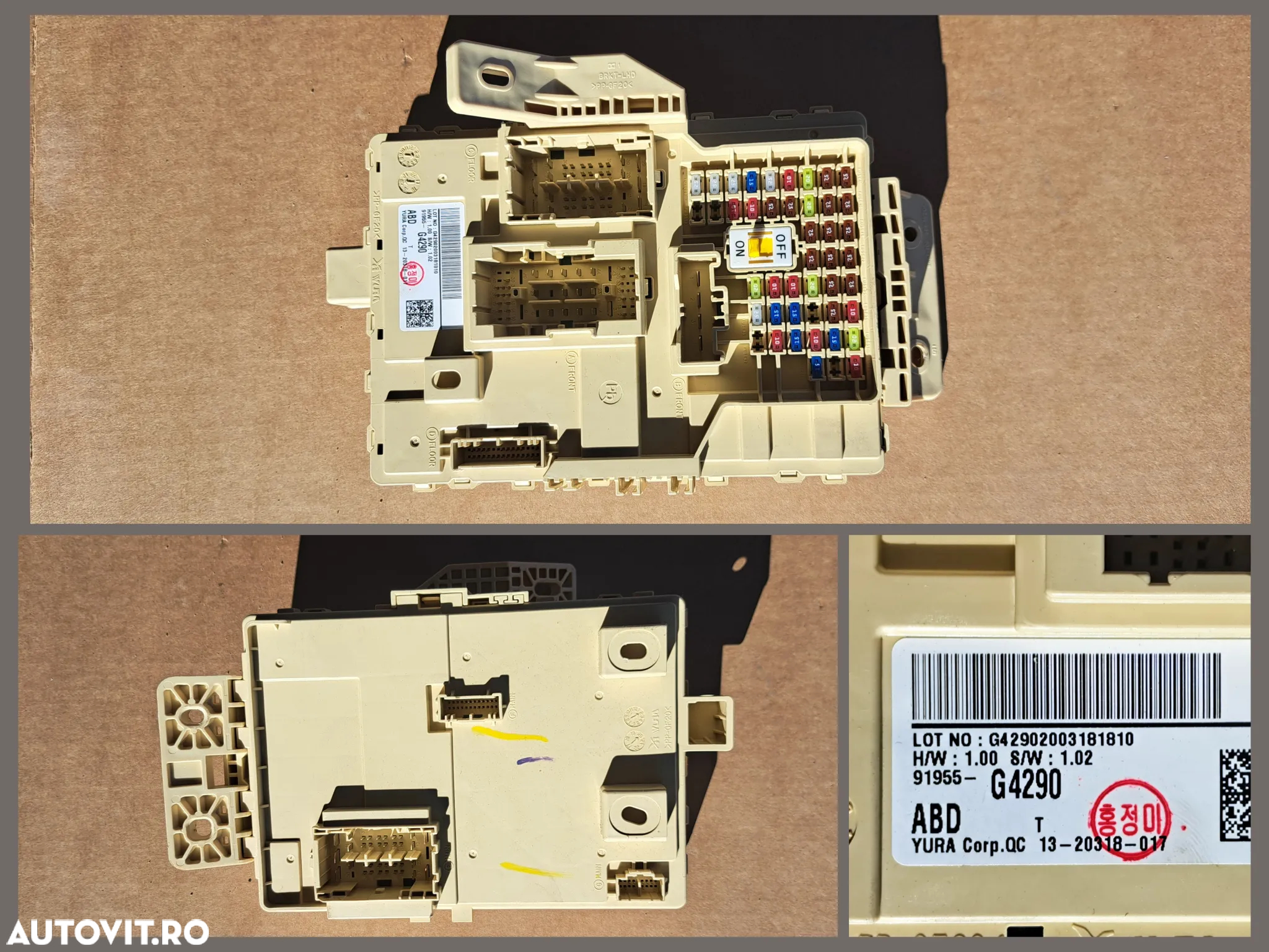 Hyundai i30 PD PDE gen 3 Lampa Stop aripa dr haion dr ceata dr Broasca haion Camera Video marsarier Ansamblu stergator spate Instalatie electrica senzori parcare Tablou sigurante - 7