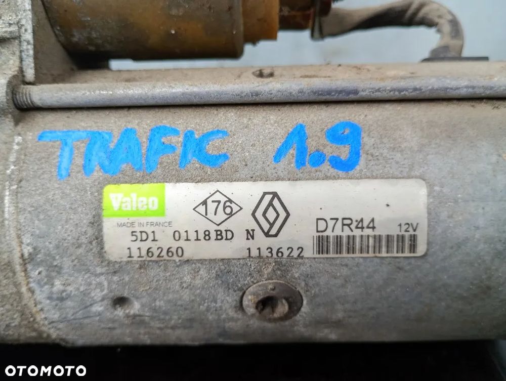 Rozrusznik Valeo Renault Trafic II Opel Vivaro A Nissan Primastar 1.9 DCI - 4