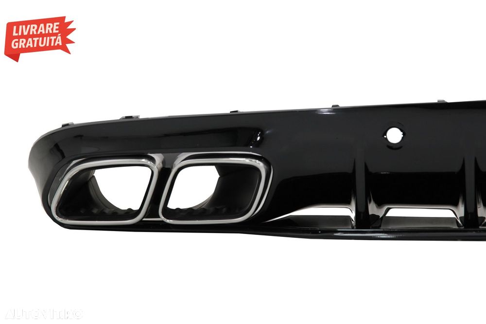 Difuzor Bara Spate MERCEDES C-Class C205 A205 Coupe Cabriolet (2014-2019) Facelift- livrare gratuita - 6