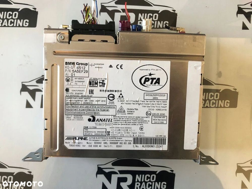 RADIO NAWIGACJA BMW F20 F30 X2 F39 X1 F48 G20 G30 G01 5A5EF29 - 1