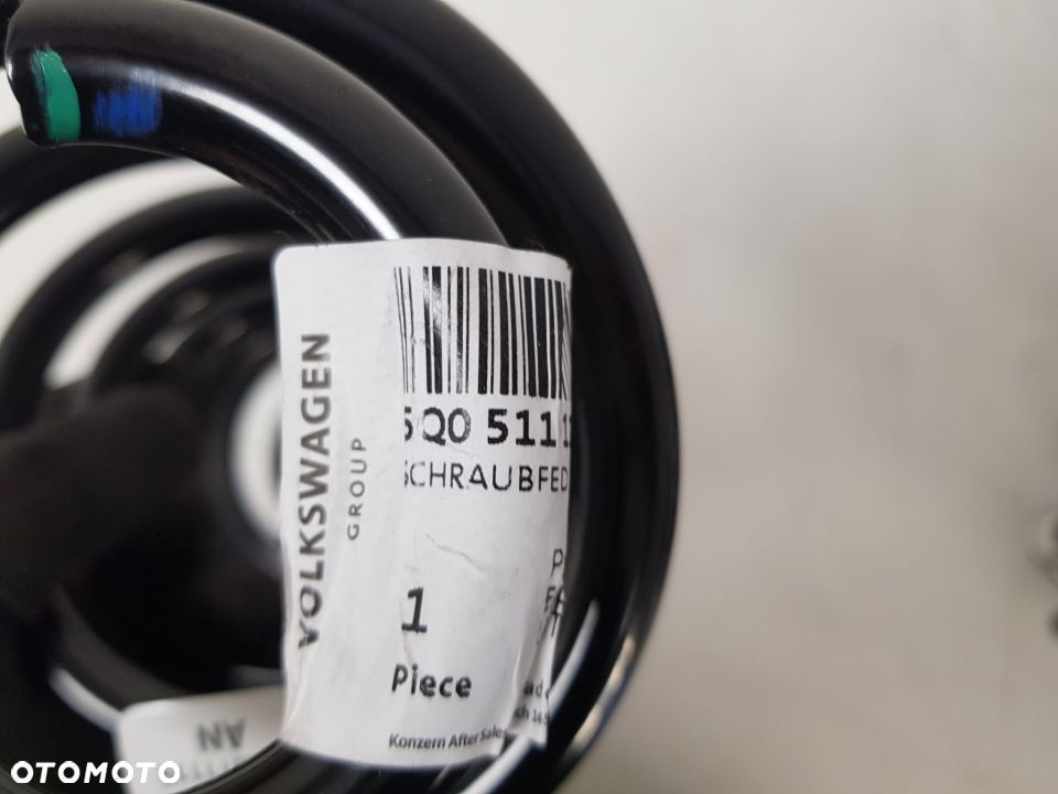 SPRĘŻYNY ZAWIESZENIA TYŁ TYLNE VW GOLF 7 T-ROC 5Q0511115AN NOWE ORYGINAŁ OEM - 5