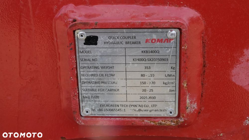 szybkozłącze nowe  fi 80mm  do koparki 18-25 ton - 2