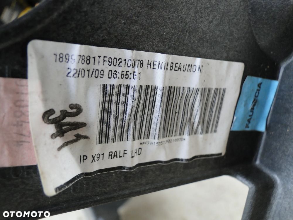 RENAULT LAGUNA III 3 DESKA KONSOLA PODUSZKI AIRBAG PASY SENSOR ORYGINAŁ EUROPA - 8