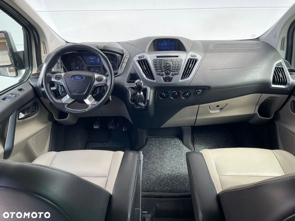 Ford TRANSIT CUSTOM Klima Navi Kamera Grzane Fotele 2xDrzwi Boczne Skóry Dubel Kabina Tempomat 2xPdc Rury - 20