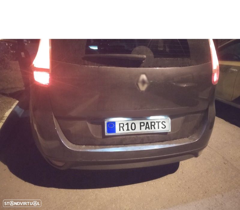 KIT COMPLETO DE 20 LÂMPADAS LED INTERIOR PARA 2009-2016 PARA RENAULT GRAND MODUS III 3 MK3 - 2