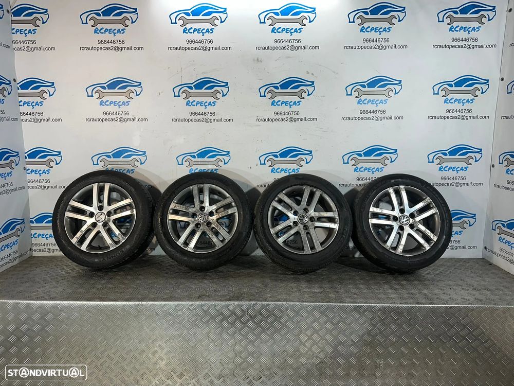 .Conjunto Jantes 16 Altanta Originais VW Volkswagen 5x112 6.5J ET50 1K0601025BM - 3