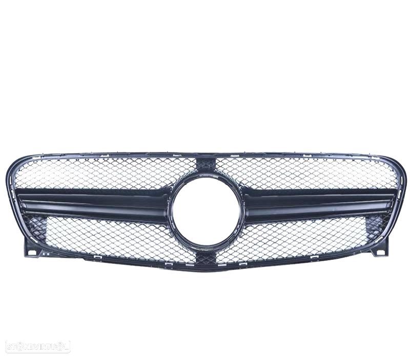 GRELHA MERCEDES CLASSE GLA X156 14-16 LOOK AMG PRETO BRILHANTE - 5