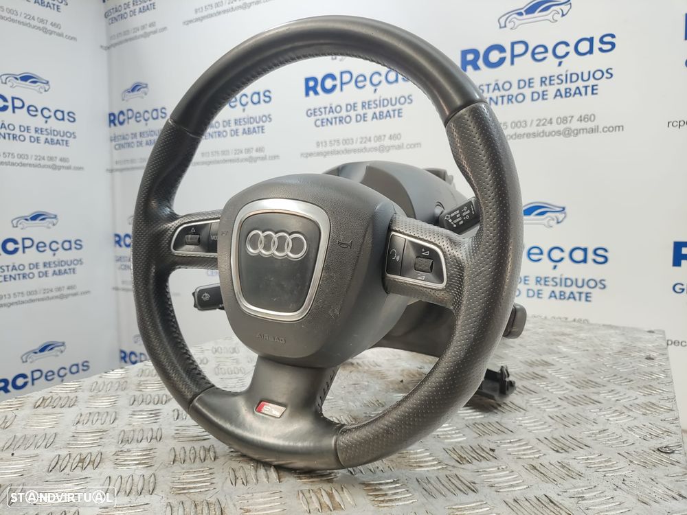 Volante Completo Em Pele Perfurada Audi A1 8X S-Line SLine - 3