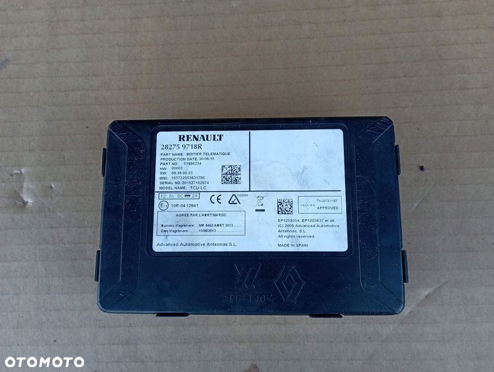 RENAULT CAPTUR I MODUŁ TCU 282759718R - 3