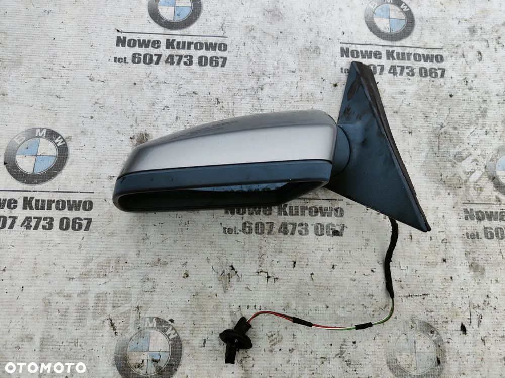 BMW E60 E61 Lusterko lewe Silbergrau A08 Lewe 4 piny Europa - 2