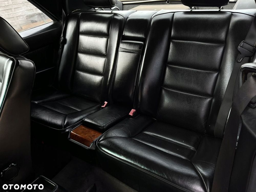 TAPICERKA SKÓRZANA FOTELE KANAPA BOCZKI SKÓRA CZARNA MERCEDES W124 COUPE CE - 4
