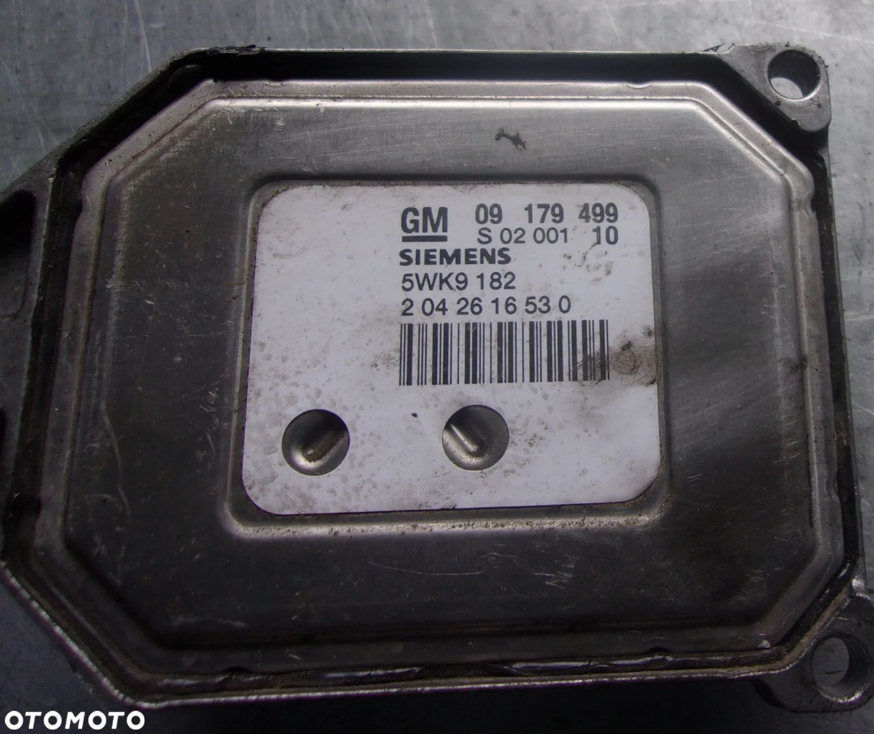 KOMPUTER Opel Vectra C Sterowniki silnika 09179499 - 1