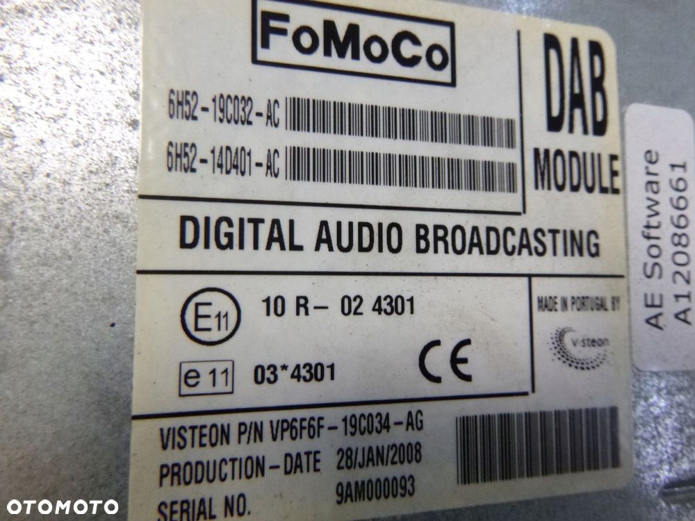 JAGUAR XF X250 XJ X350 XK X150 MODUŁ RADIA DAB - 5