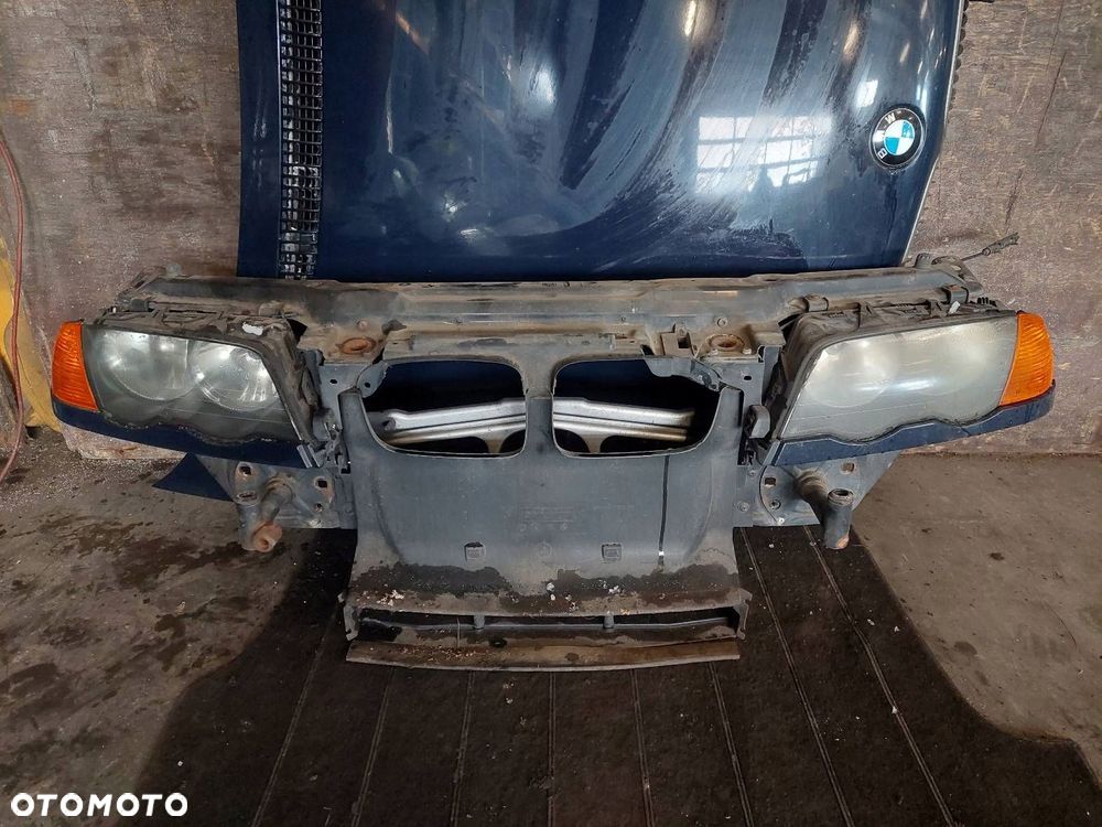 KOMPLETNY PRZÓD MASKA ZDERZAK LAMPY BMW E46 263/5 DUNKELBLAU - 5